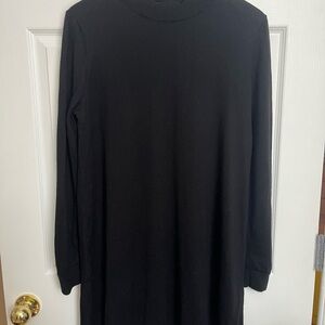COS wool black dress M